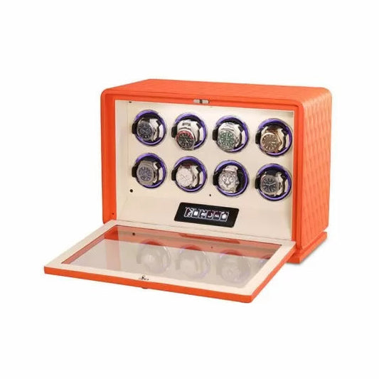 Remontoir Montre Automatique 8 Montres – Cuir – Silencieux