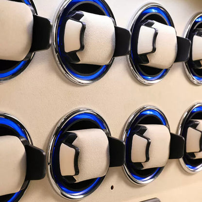 Remontoir Montre Automatique 3 Montres – Cuir orange – Silencieux