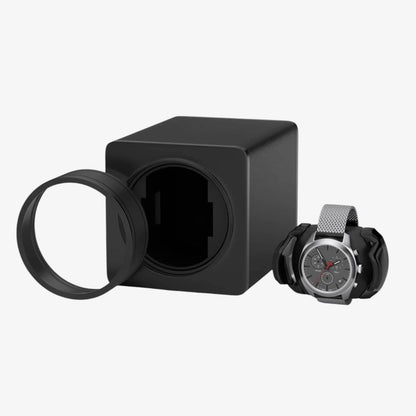 Automatic Watch Winder The Unique - Ultra-quiet matte black automatic watch case with Mabuchi motor