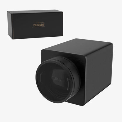 Automatic Watch Winder The Unique - Ultra-quiet matte black automatic watch case with Mabuchi motor