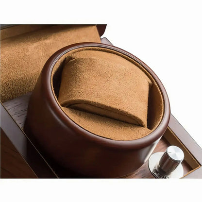 Single Automatic Watch Winder in Oak Wood - Silent - Mabuchi Motor - Premium Wooden Watch Winder