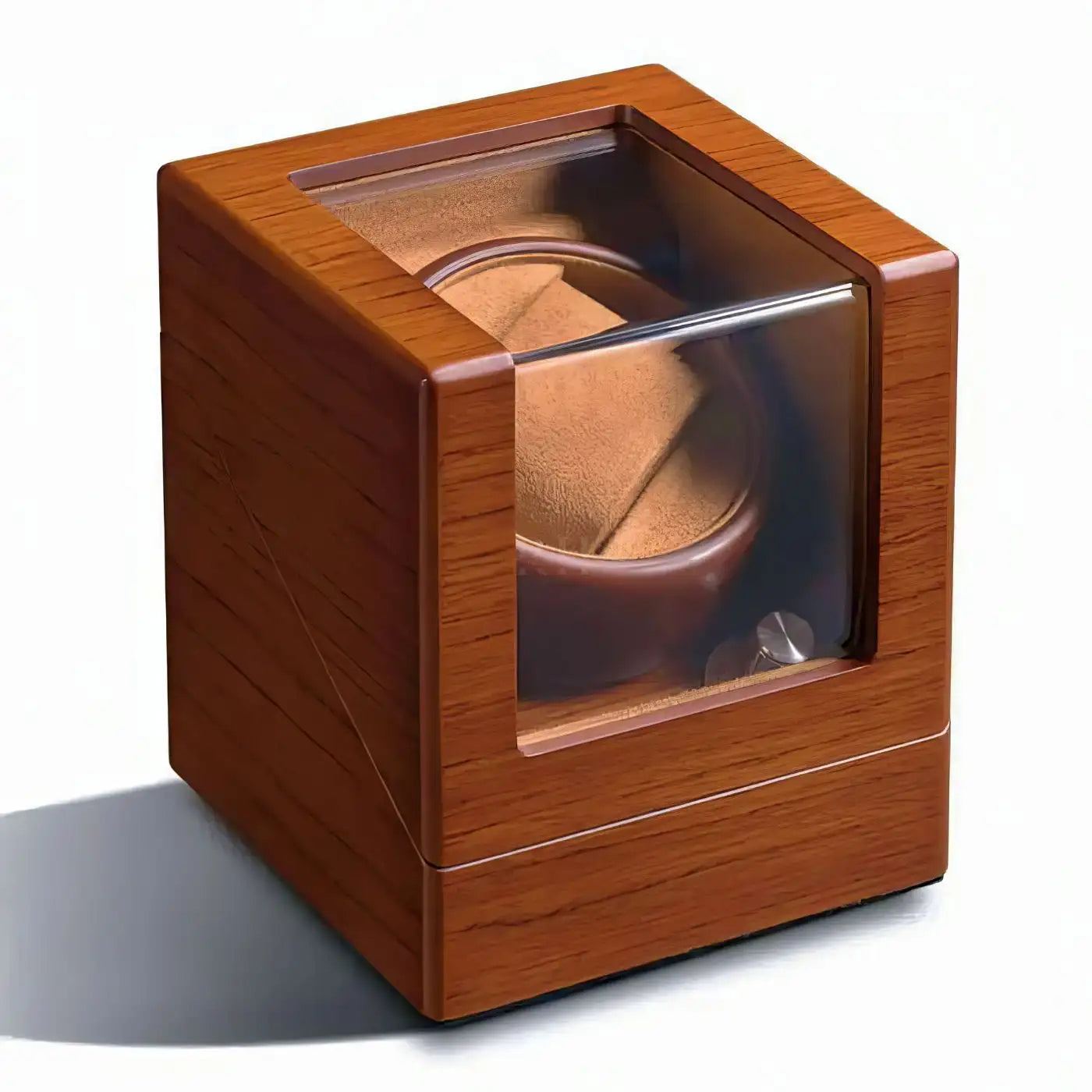 Single Automatic Watch Winder in Oak Wood - Silent - Mabuchi Motor - Premium Wooden Watch Winder